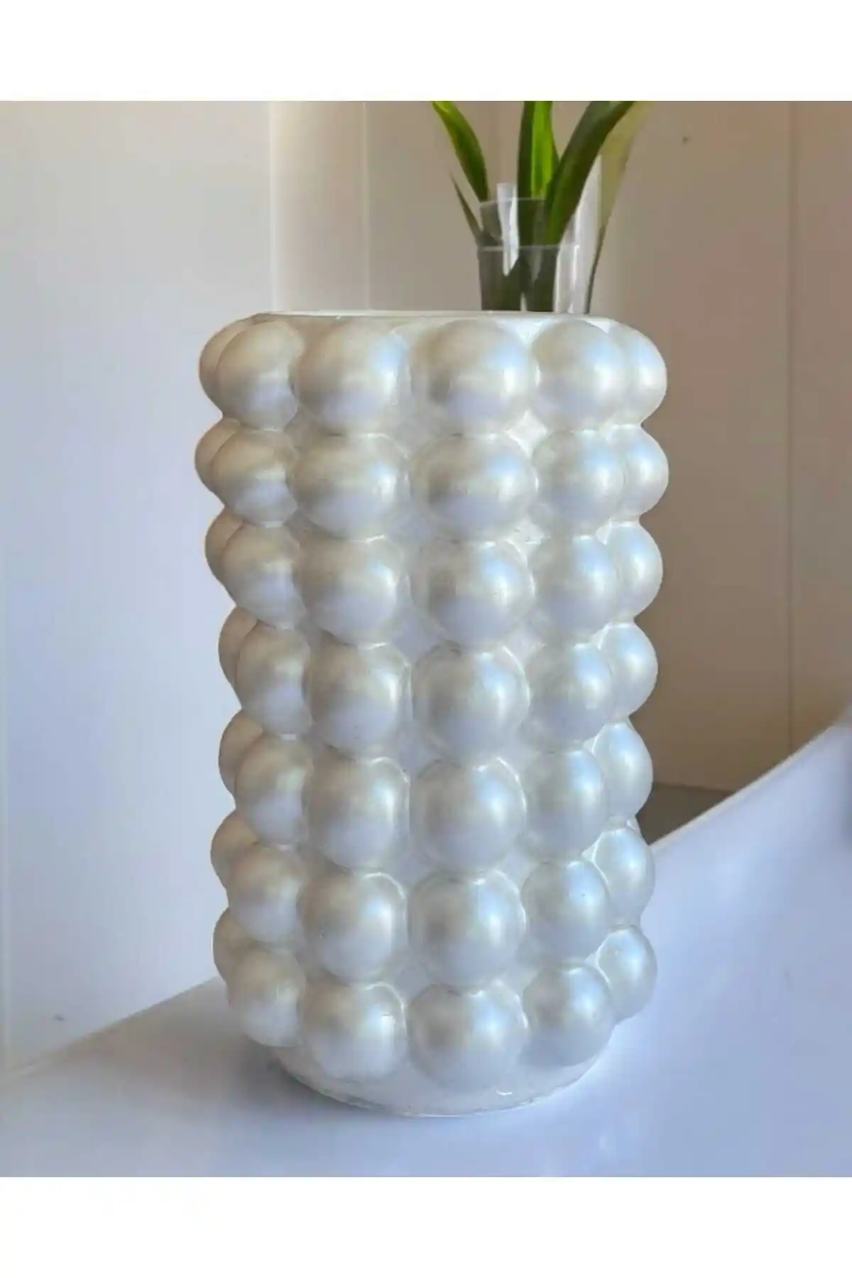 Esras Designs Bubble Vazo İnci: El Yapımı ve Estetik Bir Dekoratif Parça