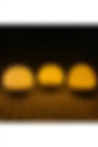 Huni 3'lü Mantar Şeklinde Tealight Mumluk Seti ile Ev Dekorasyonunuzu Zenginleştirin