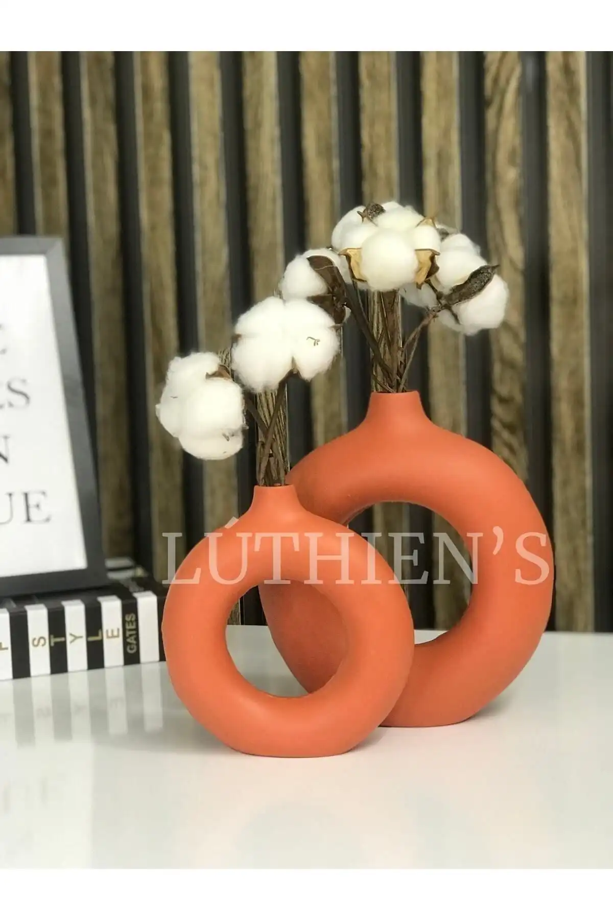 Luthien Bohem Halka İkili Vazo: Estetik ve Fonksiyonellikte Modern Seçenek