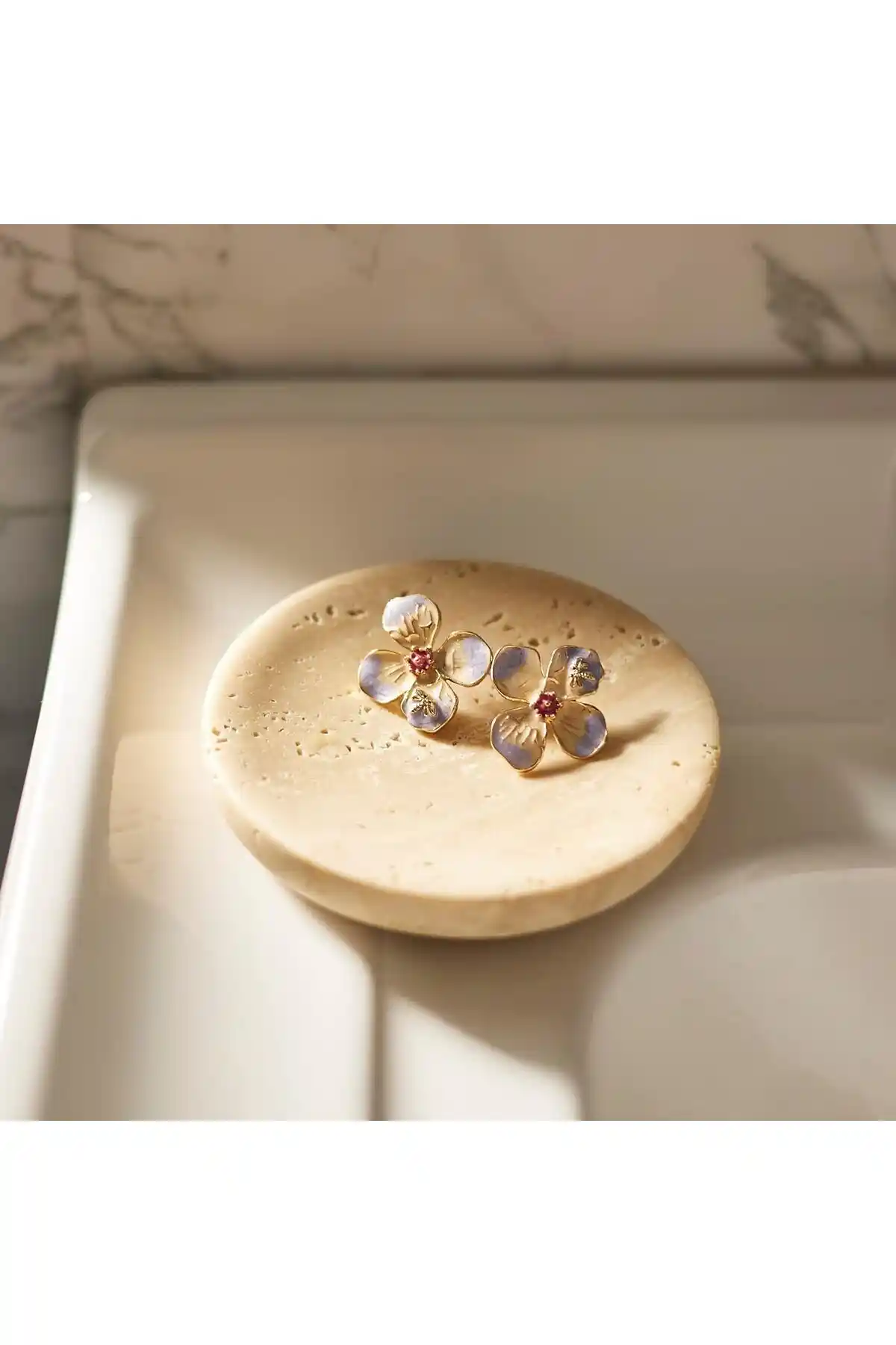 Modestmar Doğal Traverten Mermer Takı Düzenleyici ile Evinizde Yenilik Yaratın