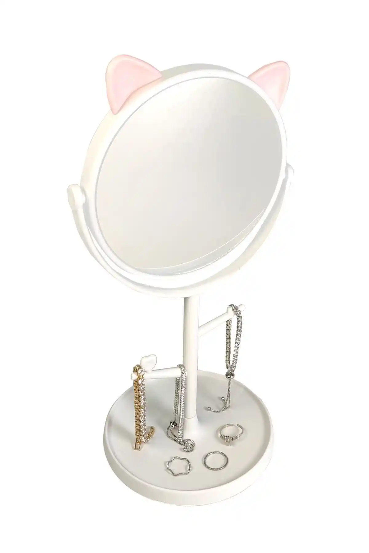 Şık ve Kullanışlı Chavin Beyaz Kedi Tasarım Masa Aynası Özellikleri ve Yorumları