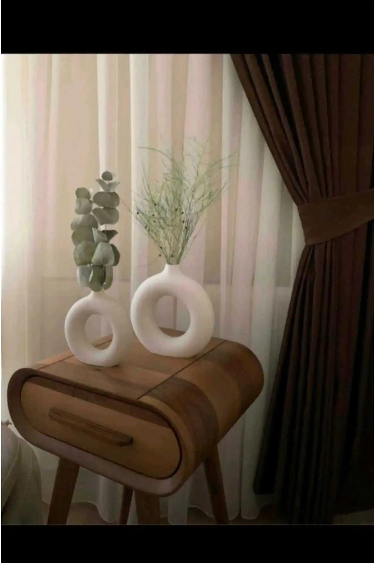 Ucanlight 2'li Halka Vazo Bohemm ile Modern ve Estetik Dekorasyon İmkanları