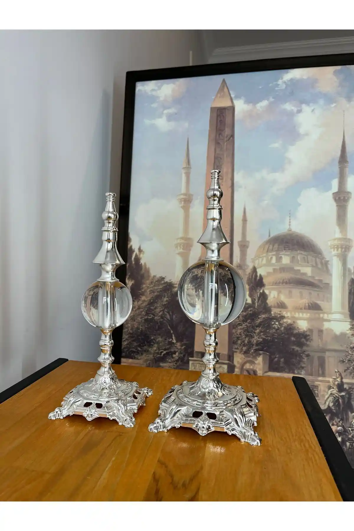 Asellus Billur Serisi 2'li Kristal Biblo Seti ile Ev Dekorasyonunda Şıklık