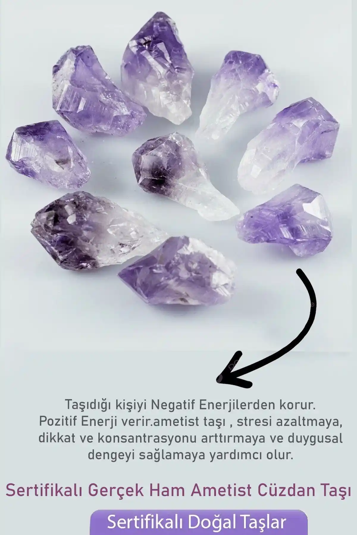 Aşk Mutluluk Şans Cüzdan Taşı: Doğanın Güzelliğini Evinizde Hissettirin