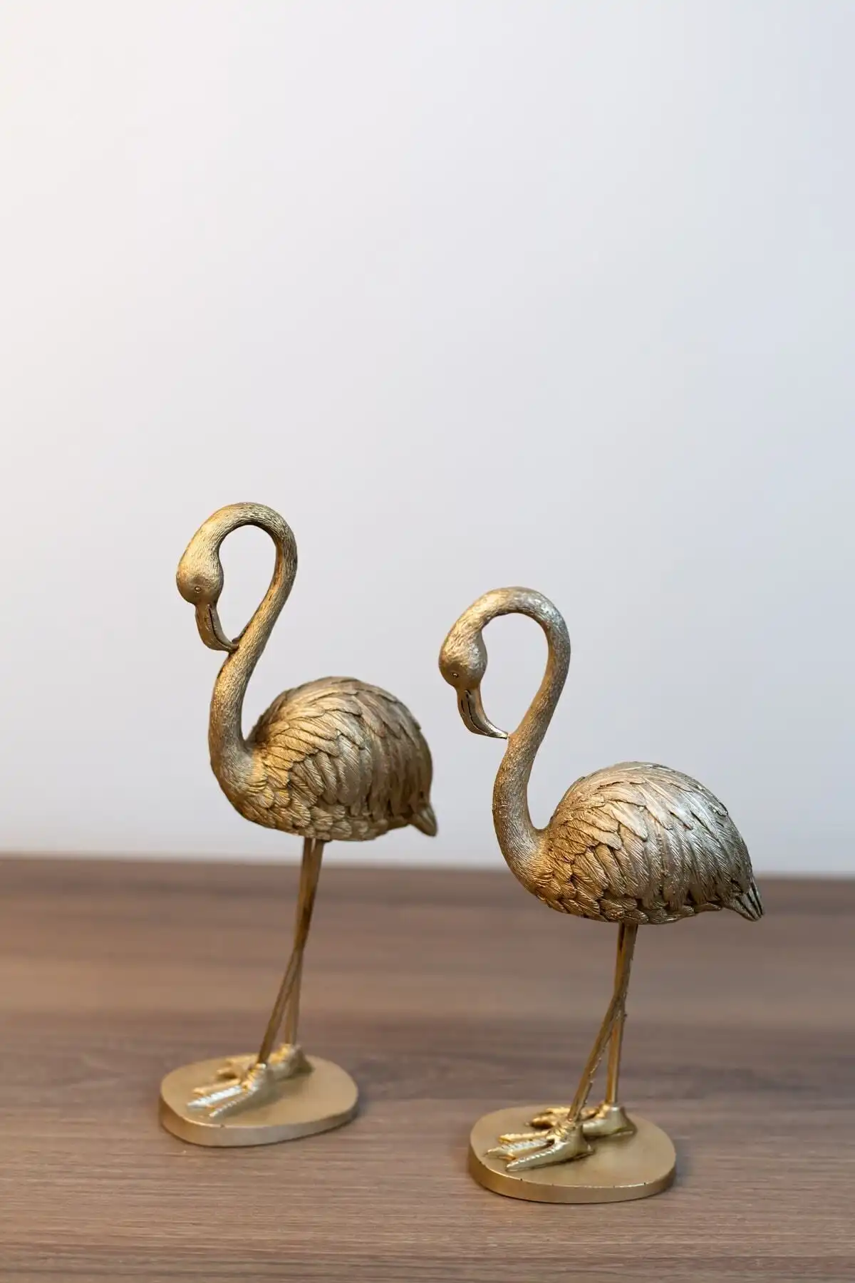 Gloriys Home & Decor 2'li Gold Flamingo Biblosu ile Şıklığı Yakalayın