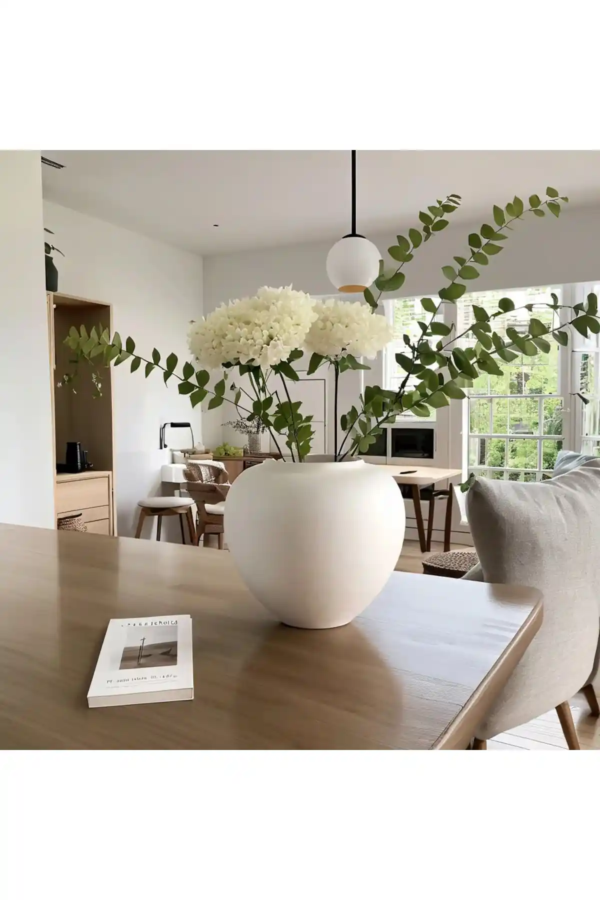 Lui Tasarım Bohem İskandinav Tarzı Büyük Boy Seramik Krem Rengi Vazo için Detaylı İnceleme