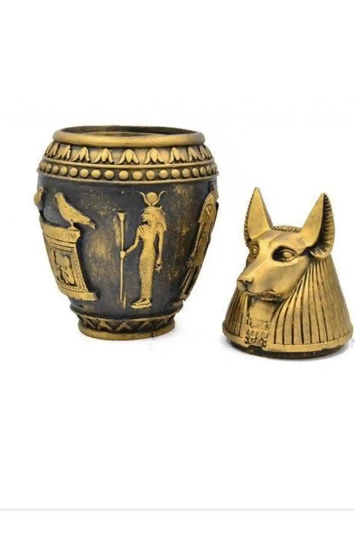 Mistik ve Estetik Anubis Kapaklı Kutu Biblosu: Antik Mısır'ın Bir Parçasi