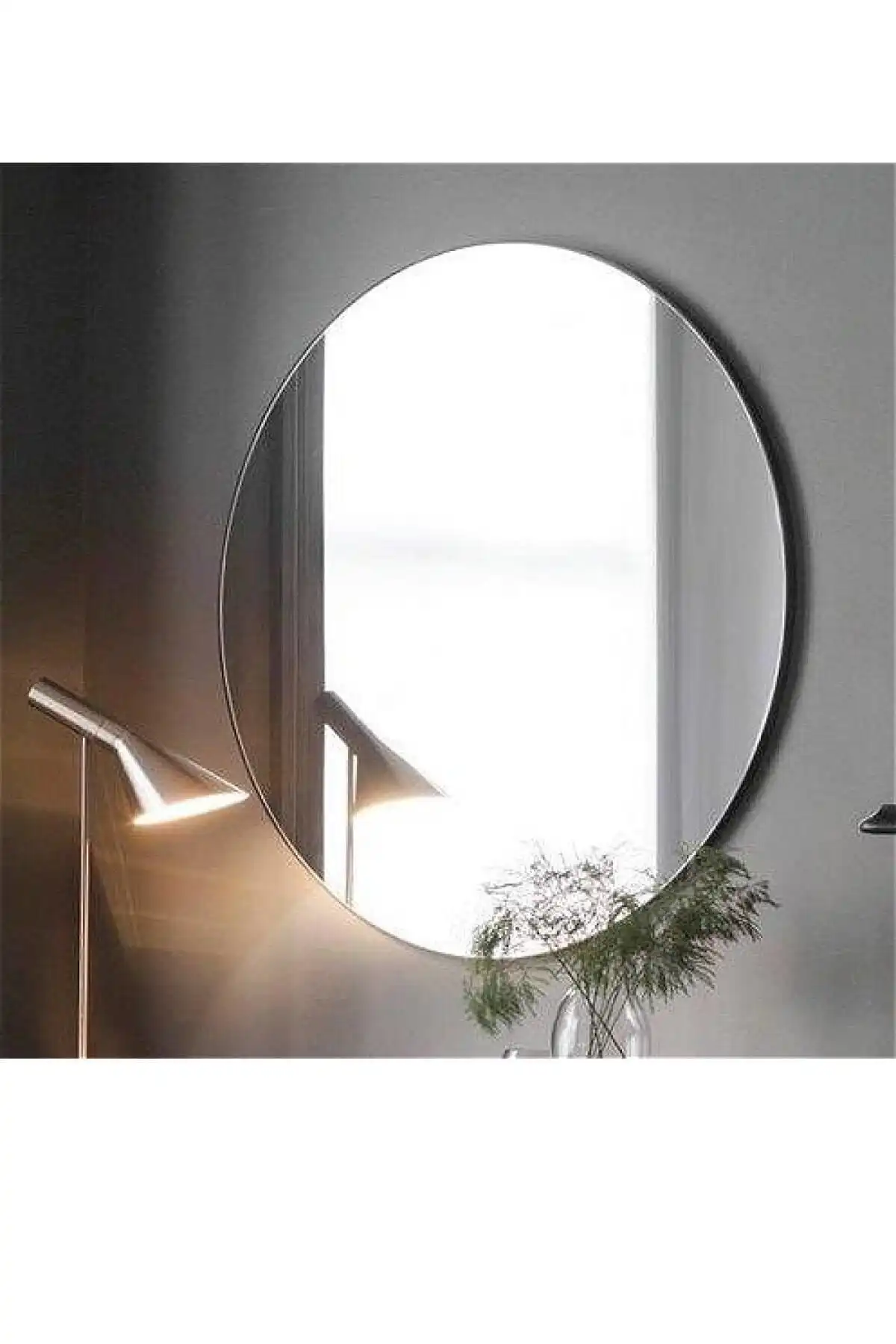 Modern ve Fonksiyonel: 7 CAM AYNA 35 cm Çerçevesiz Yuvarlak Ayna Detayları