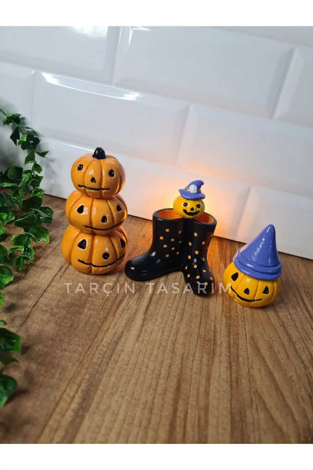 TARÇIN TASARIM3'lü El Yapımı Halloween Set ile Evinizi Şenlendirin