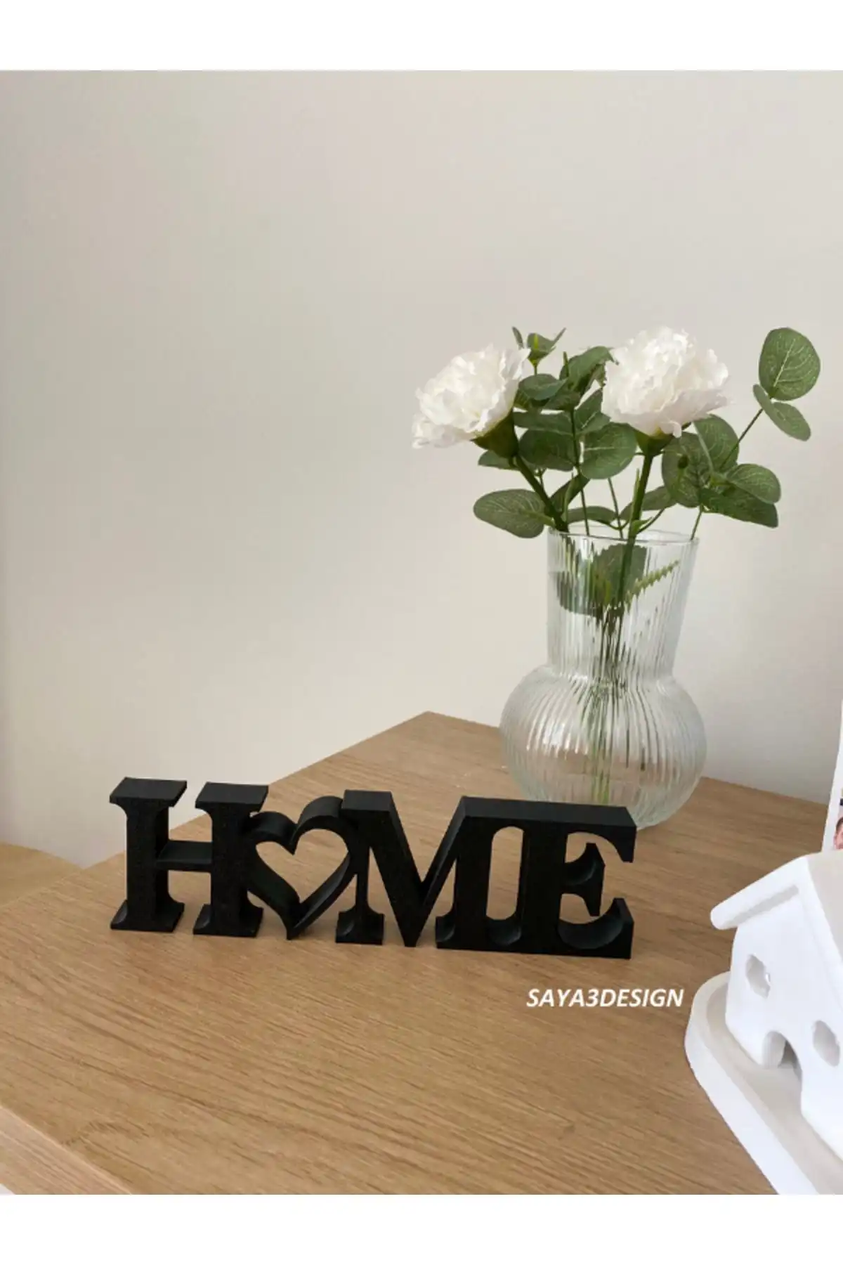 XXHome Yazılı Dekoratif Biblo ile Modern ve Şık Ev Dekorasyonu Sağlayın