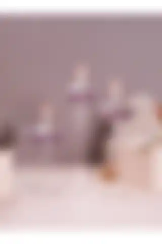 GlassicCassini Lila Cam Kandil Seti: Estetik ve Fonksiyonellik Bir Arada
