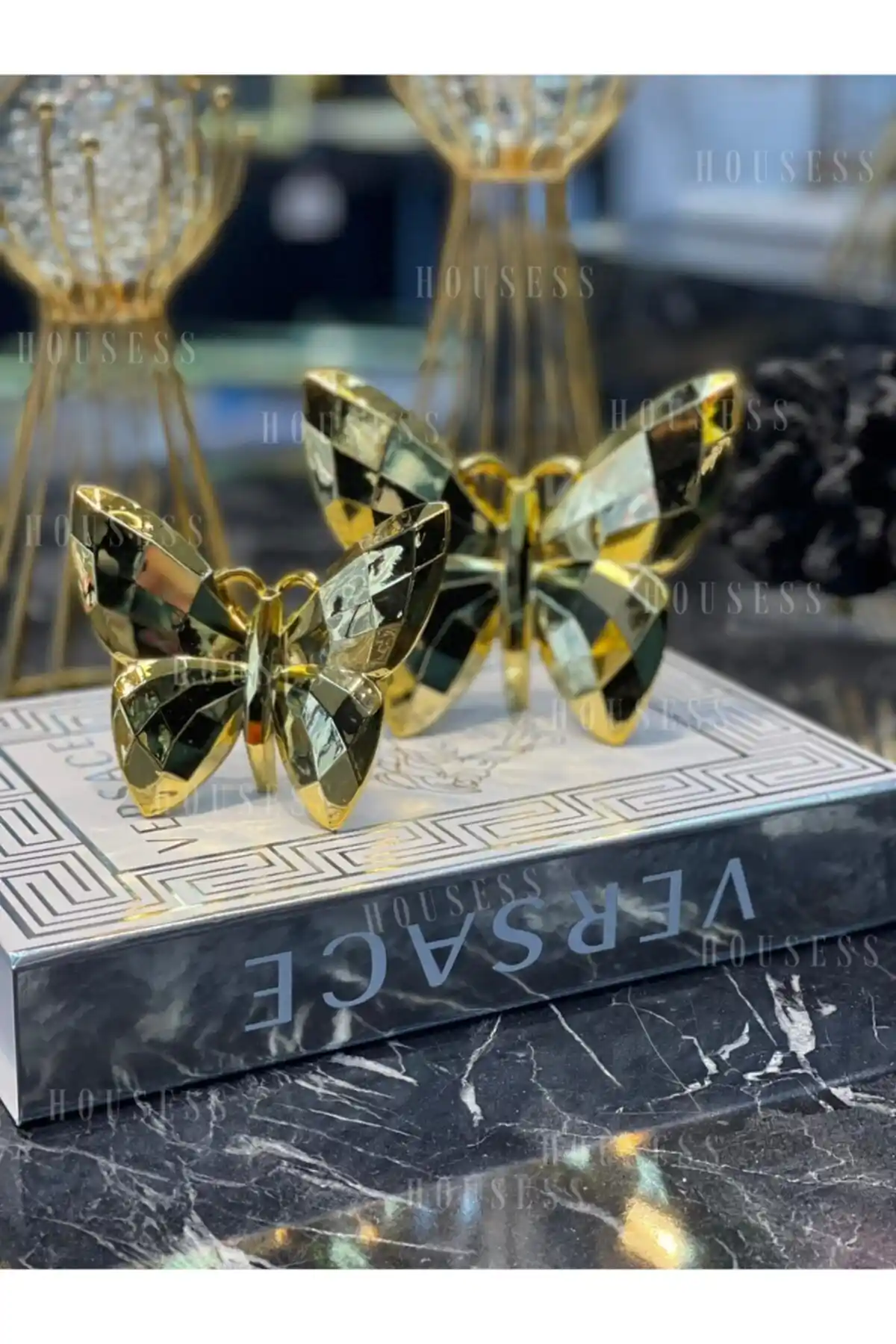 Housess Dekoratif 2'li Biblo ile Modern Tasarımın Şıklığını Yaşayın