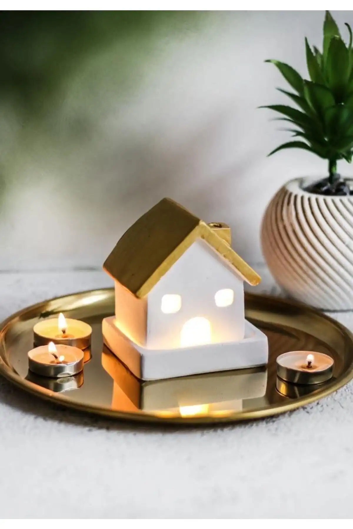 LALEZEN HOME Dekorasyon Gold House Ev: Estetik ve Fonksiyonelliği Birleştiren Ürün