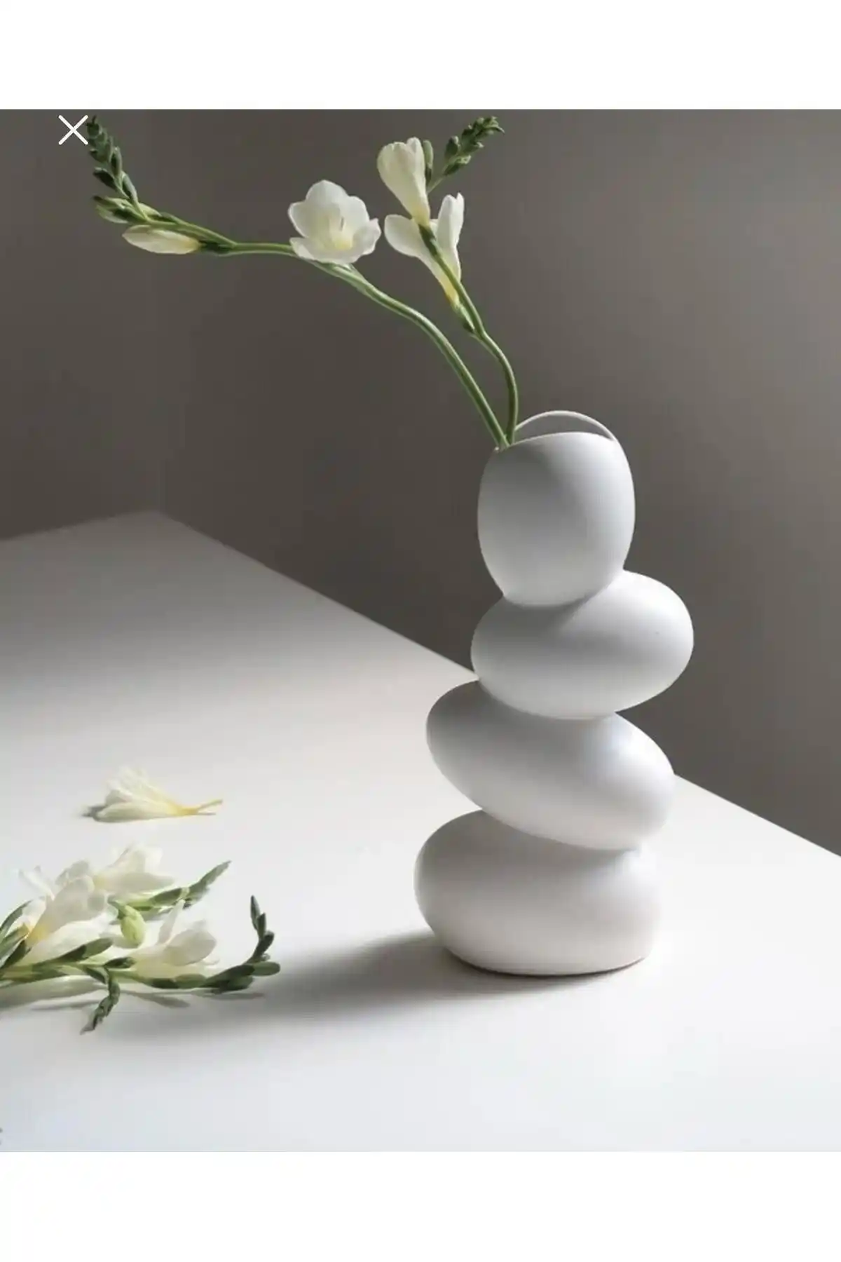 LİNECRAFT Dekoratif Çakıl Taşı Vazo ile Estetik ve Fonksiyonelliği Bir Arada Yakalayın