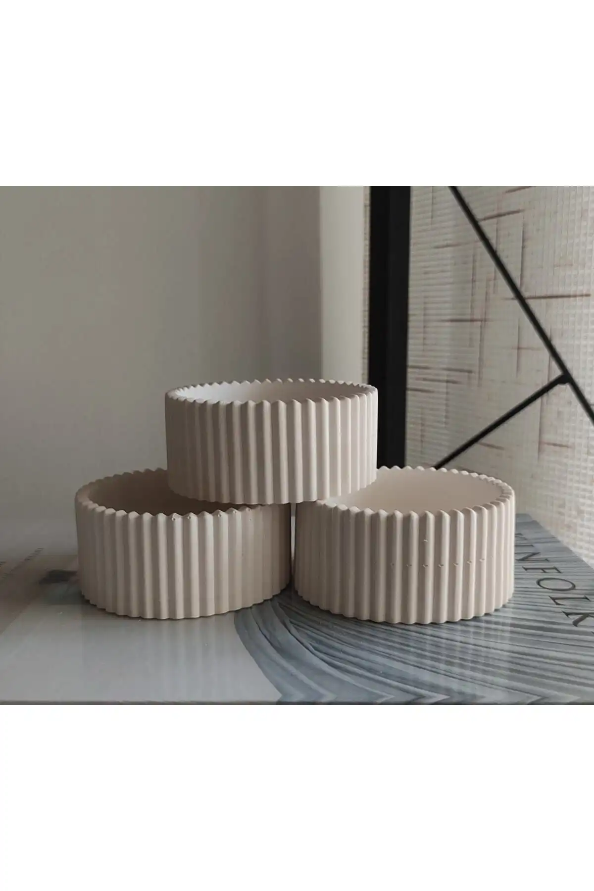 Minima Art Studio Çok Amaçlı Kase: Takı Organizer, Mumluk ve Saksı