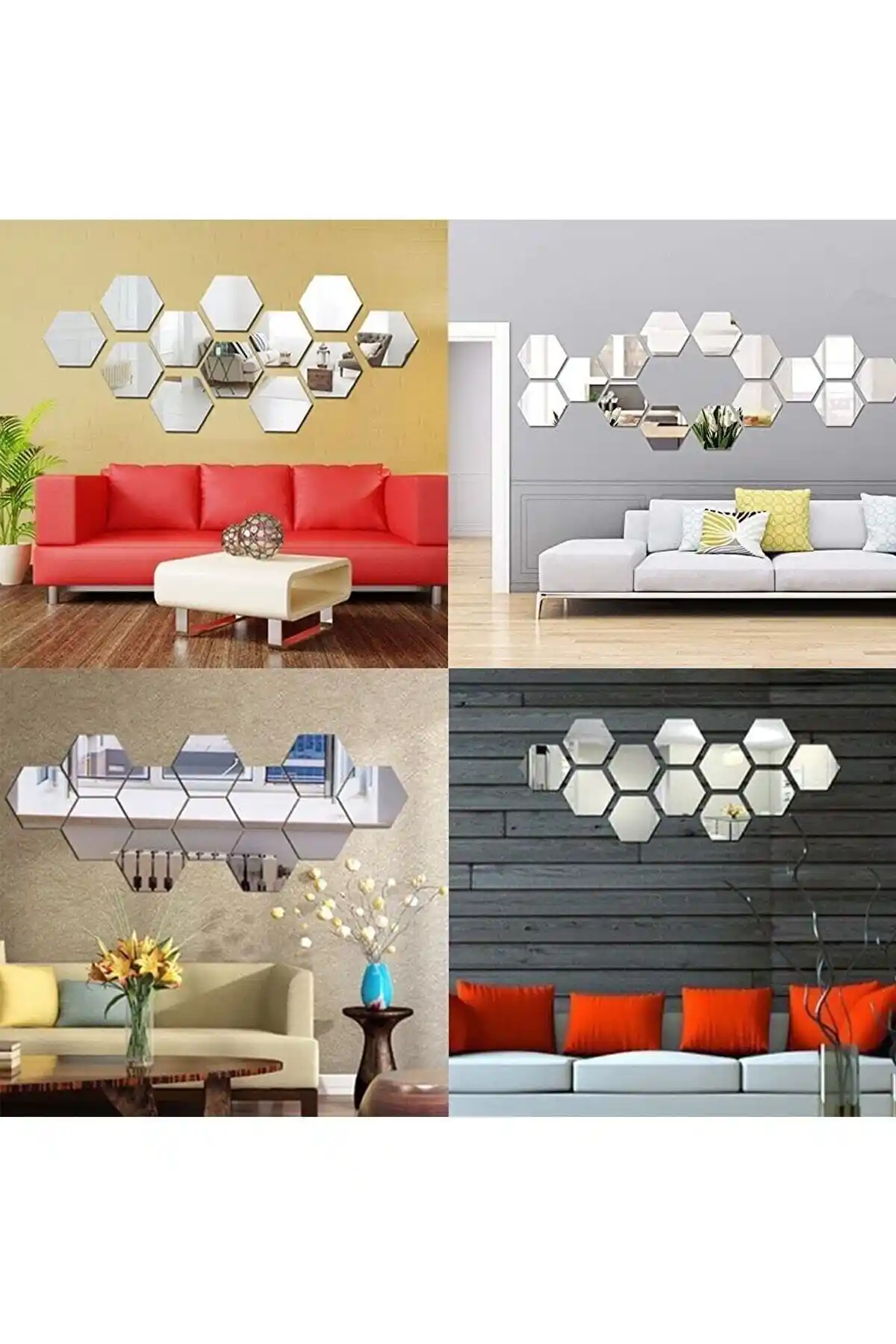 Wooden Factory Bal Peteği Gümüş Dekoratif Ayna İncelemesi ve Kullanıcı Geri Bildirimleri