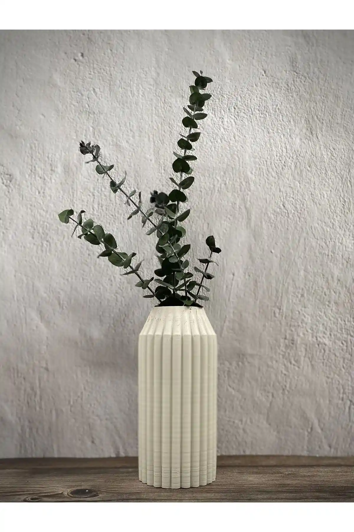 Ceres Art Design İskandinav Tarzı Uzun Çizgili Vazo ile Modern Dekorasyon