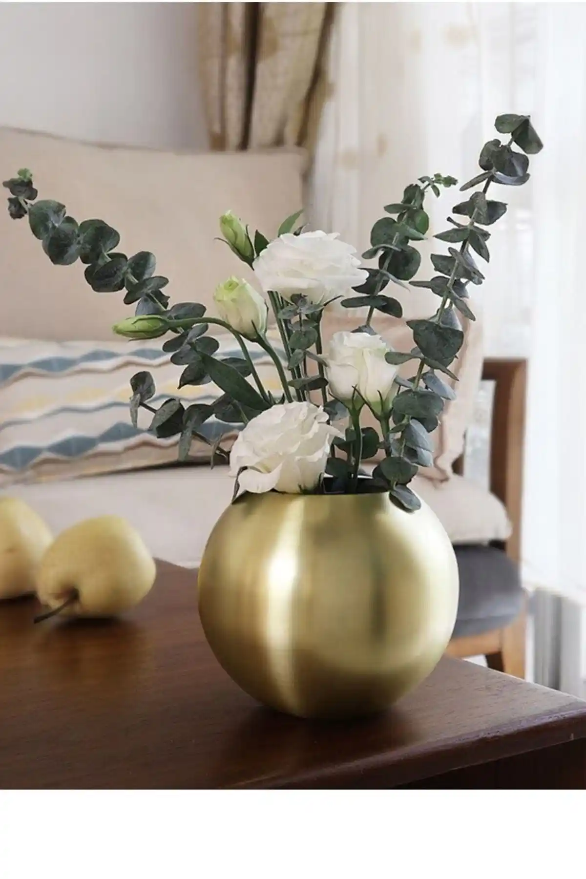 Lui Tasarım Paşabahçe Gold Fanus Cam Vazo ile Evinizi Şıklaştırın