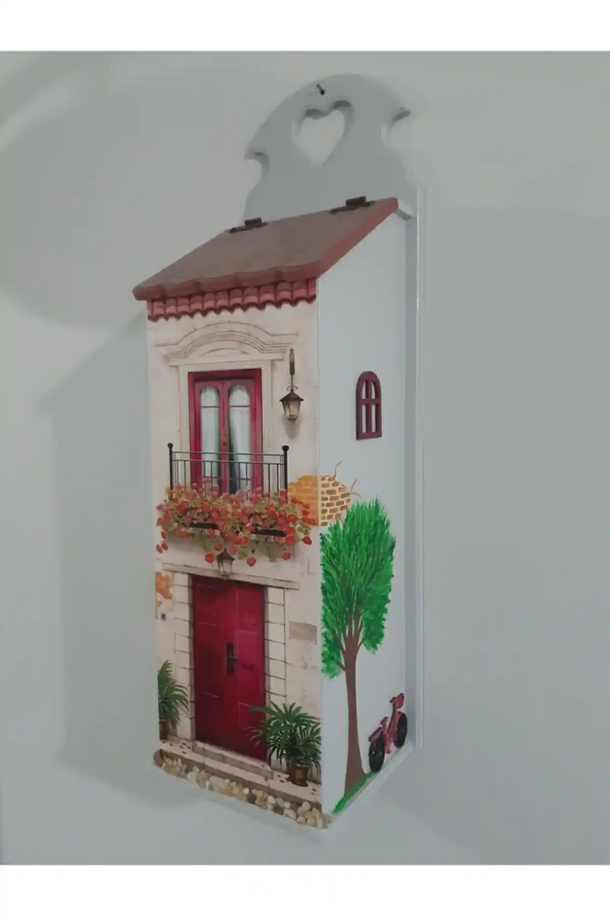 MAVİ YILDIZ Büyükannenin Evi Ahşap Poşetlik: Mutfak için Şık ve Kullanışlı Bir Alternatif