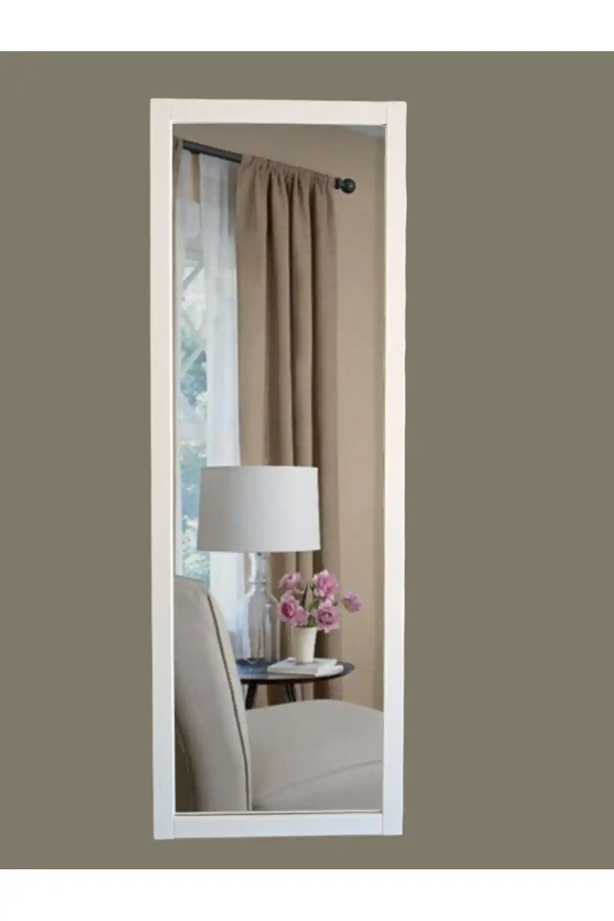 MİRRORSS Beyaz Ahşap Çerçeve Duvar Aynası İncelemesi ve Özellikleri