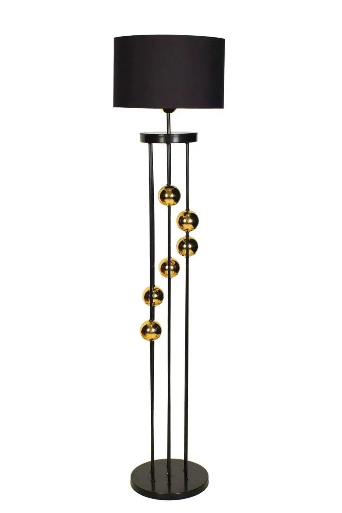 Armes Siyah Gold 6 Top Lambader ile Modern ve Fonksiyonel Aydınlatma Çözümü