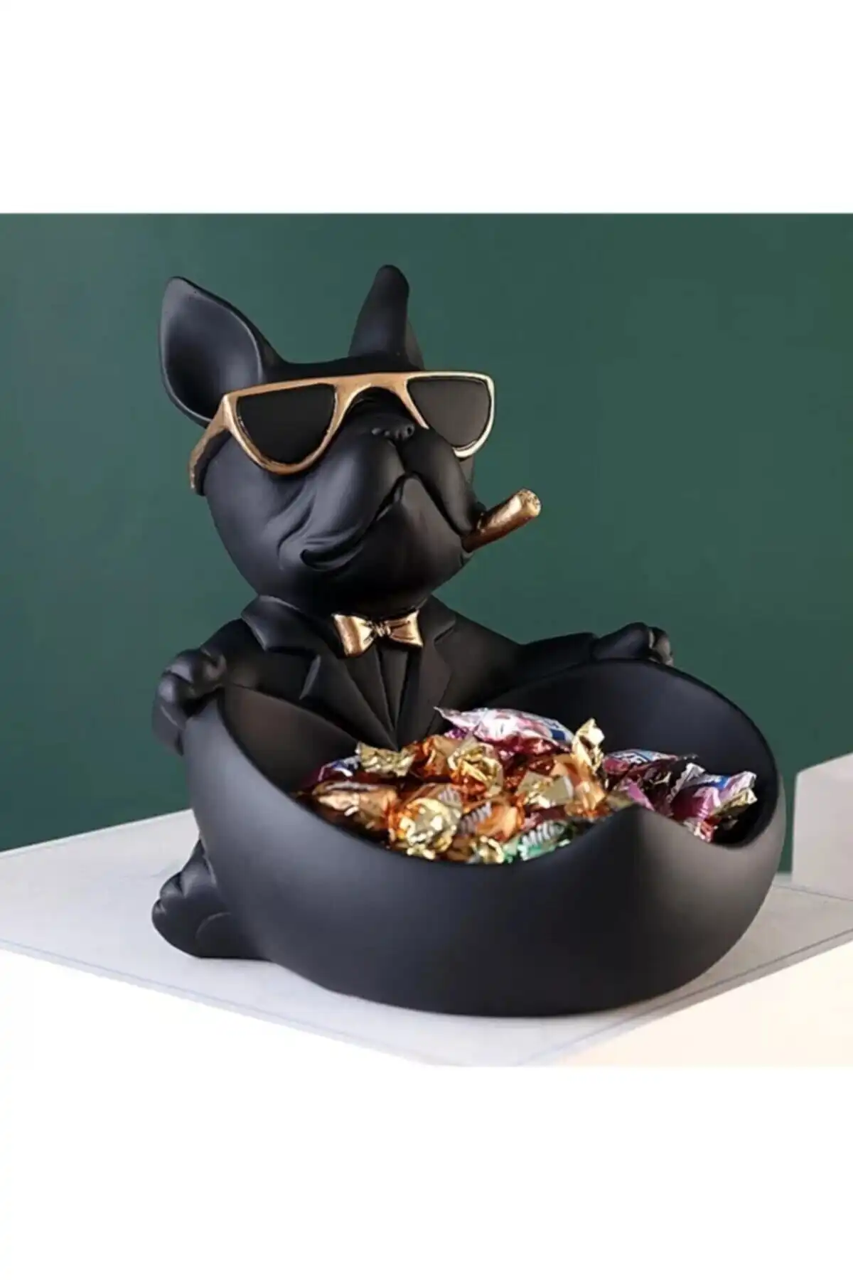 Kayra HobiBulldog Köpek Dekoratif Heykel Biblo ile Estetik Dokunuşlar