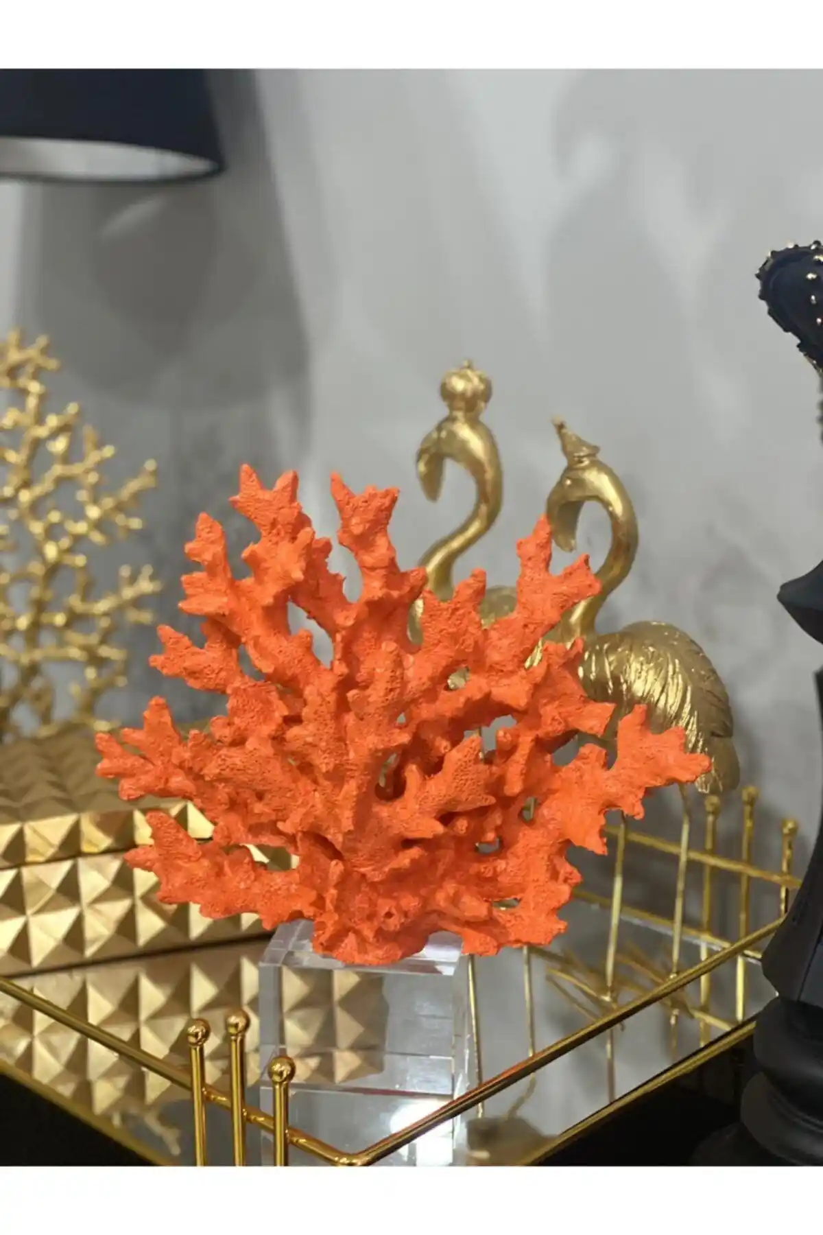 Kristal Kaideli Mercan Turuncu Ürün İncelemesi ile Ev Dekorasyonunuza Şıklık Katın