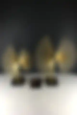 PalpeGold 2'li Metal Dekoratif Obje Biblo ile Evinize Estetik Katın