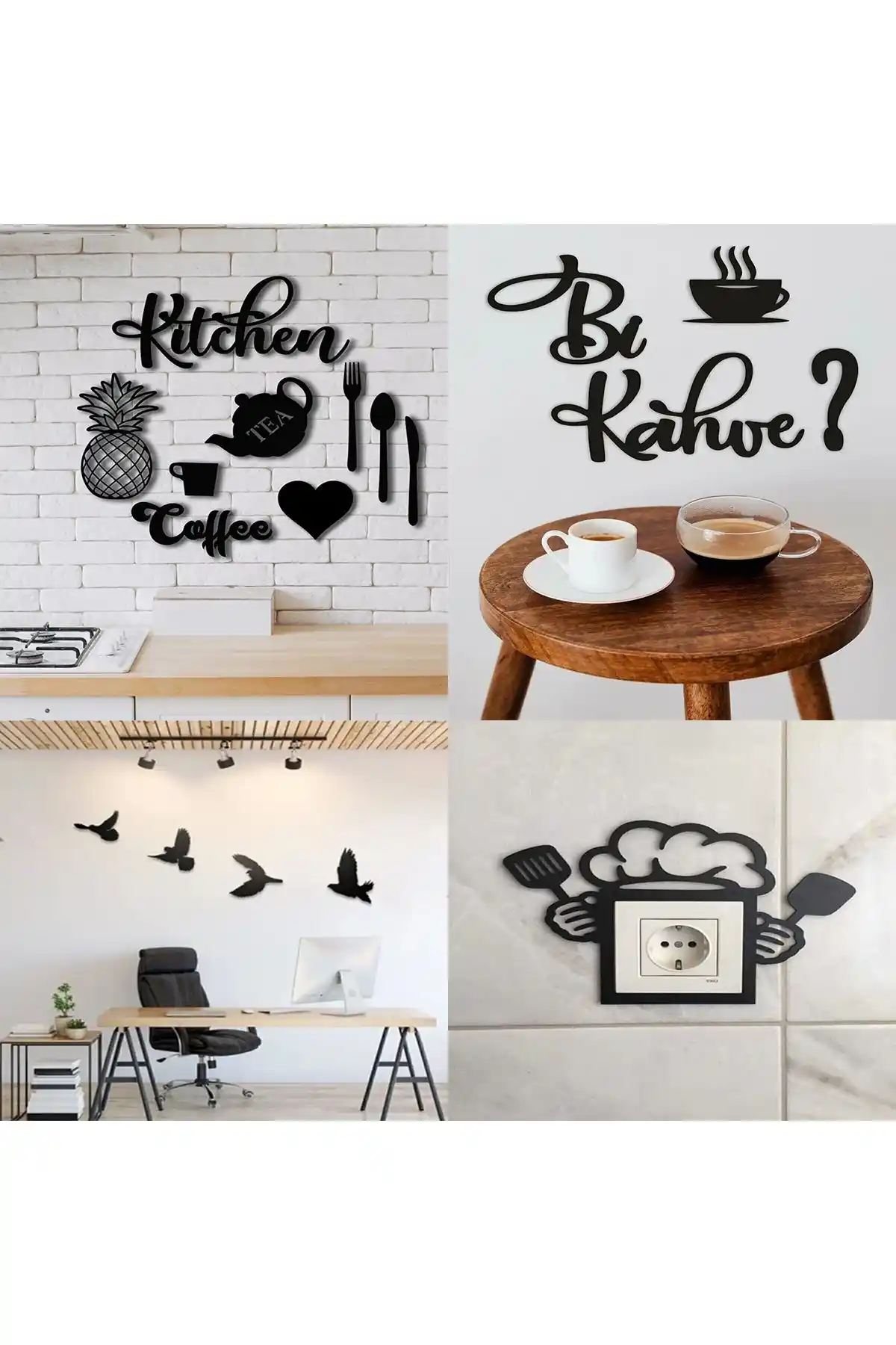 TVS Lazer Tasarım 4'ü 1 Arada: Modern Ahşap Mutfak Seti ile Estetik ve İşlevsellik