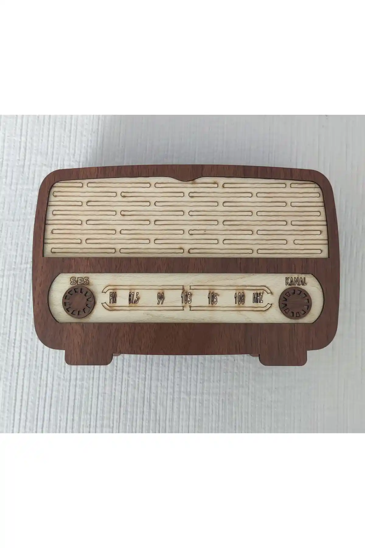 Yenihayat Dekorasyon Rustik Ahşap Radyo Kumbara ile Evinize Nostaljik Bir Dokunuş Katın