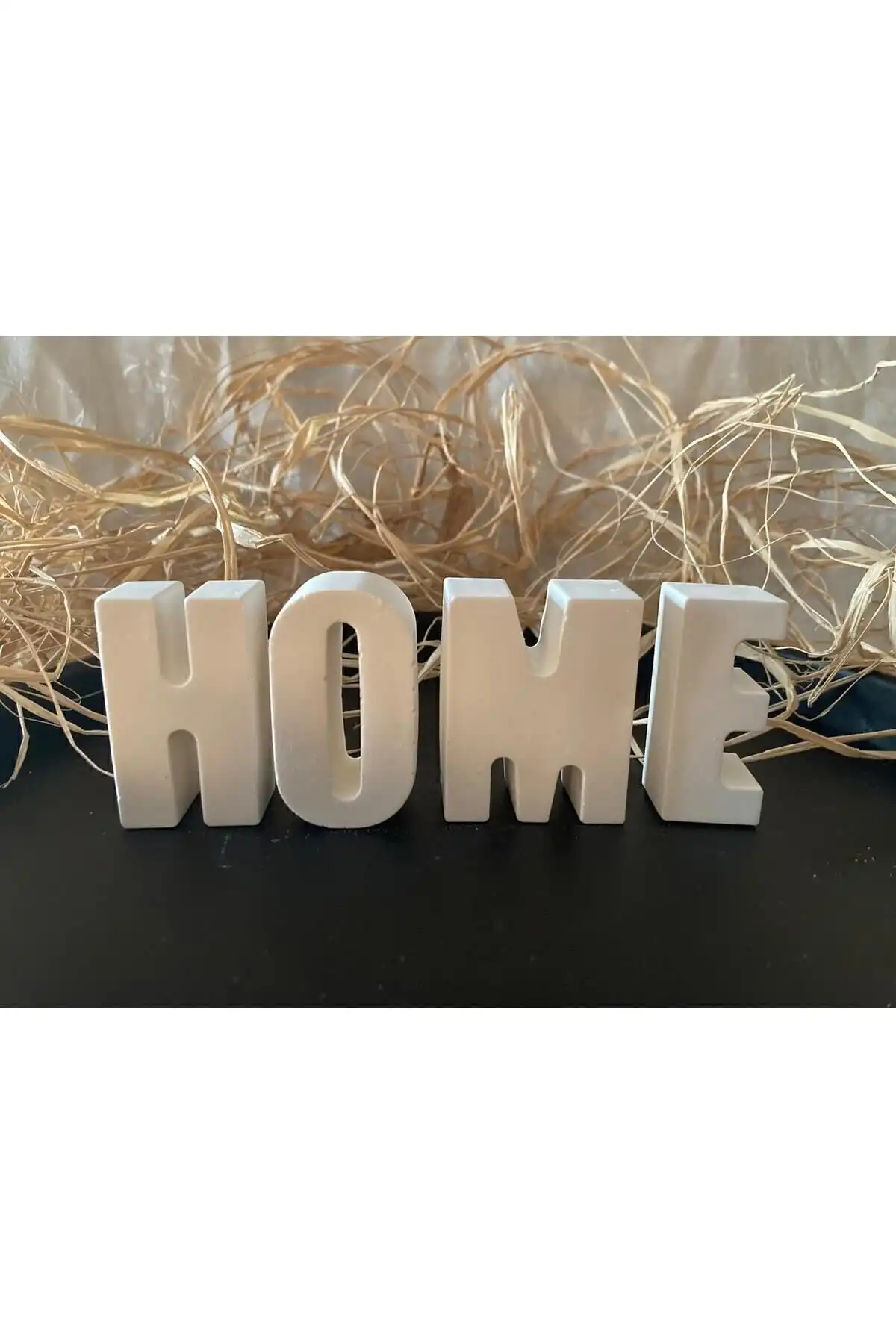 ASSE Concept Dekoratif Taş Tozu Harf Home Yazı ile Evinize Şıklık Katın