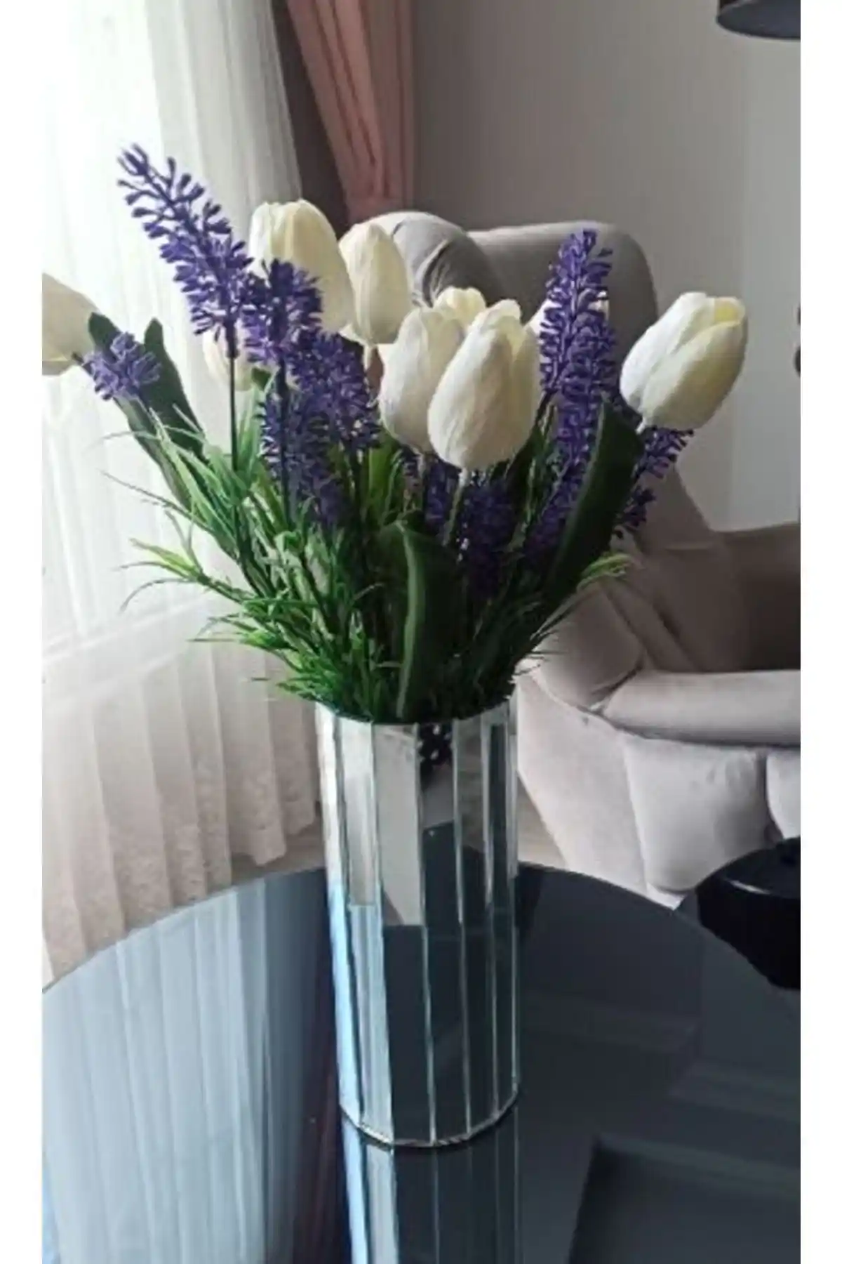 Extrasepetim 20 Cm Beyaz Aynalı Yuvarlak Vazo İncelemesi ve Kullanım Alanları