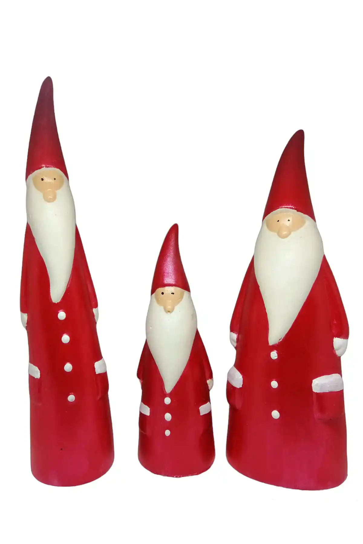 Grimsi İskandinav Tarzı Noel Baba 3'lü Set ile Modern ve Şık Ev Dekorasyonu