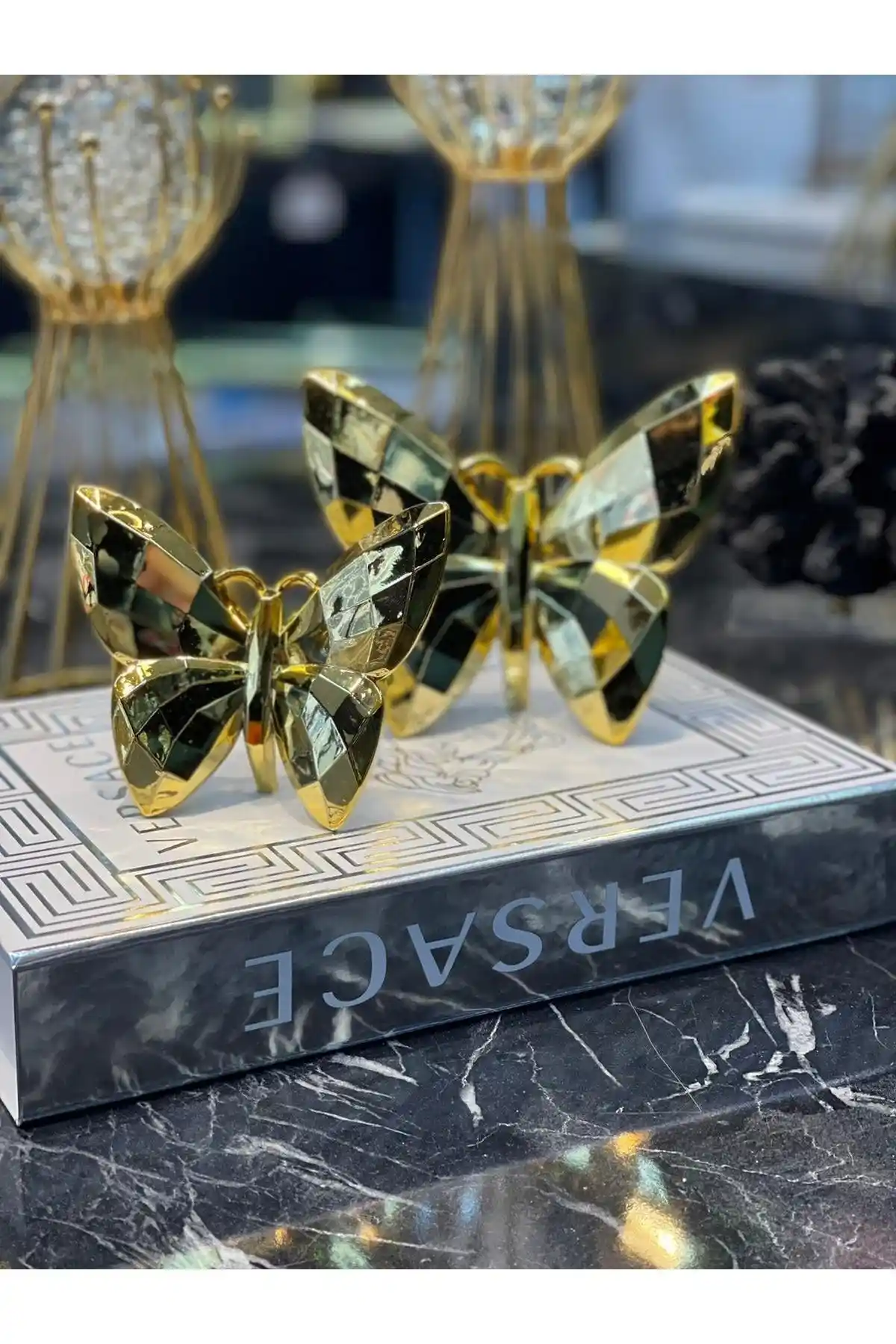 Şıklığı ve Estetiği Bir Arada Sunan 2’li Kelebek Biblo Seti ile Mekanınızı Güzelleştirin