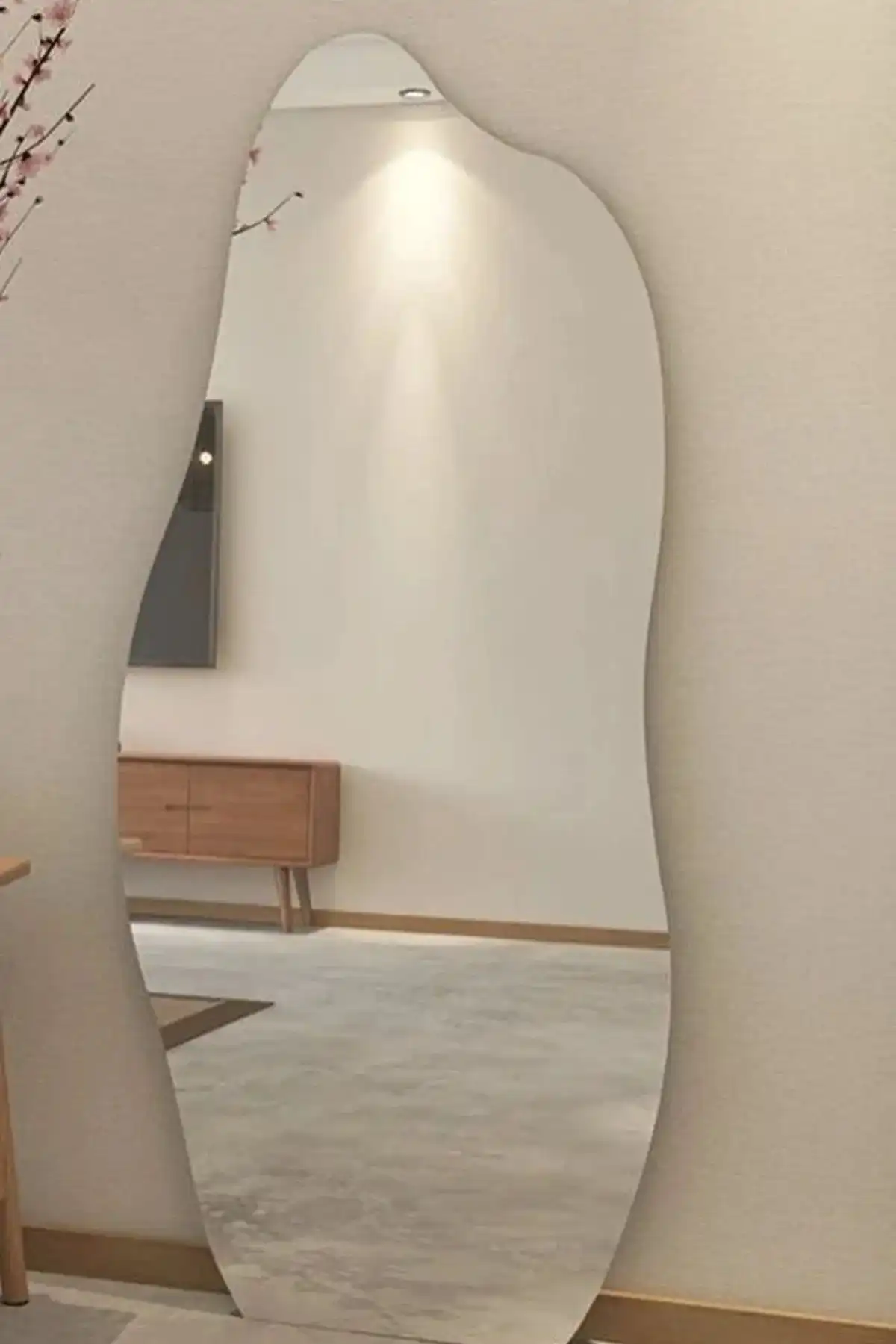 UKAA DESİNG 160x60 Natura Karşıyaka Boy Aynası: Modern ve Fonksiyonel