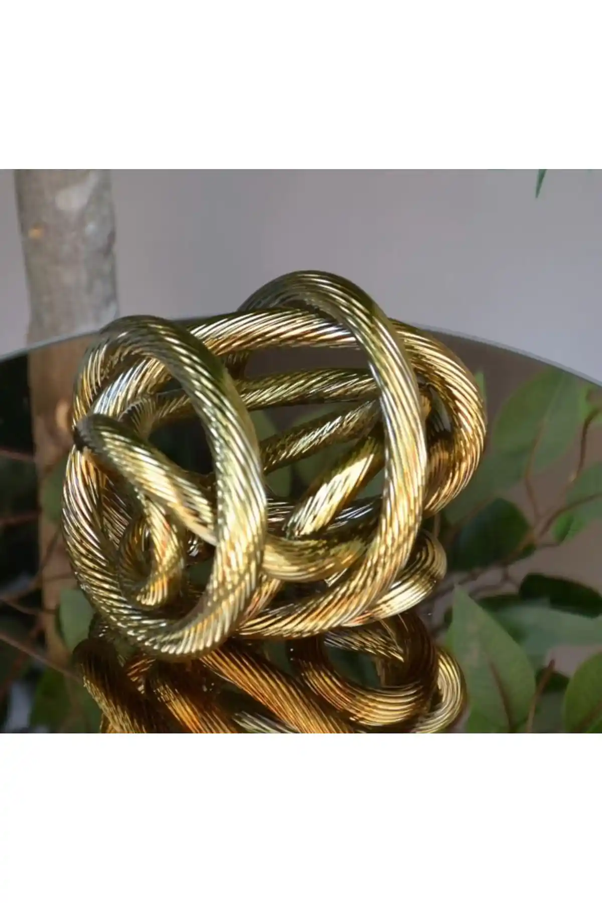 Dekoratif Kristal Cam Düğüm Obje ile Modern İç Mekan Tasarımlarınızı Tamamlayın