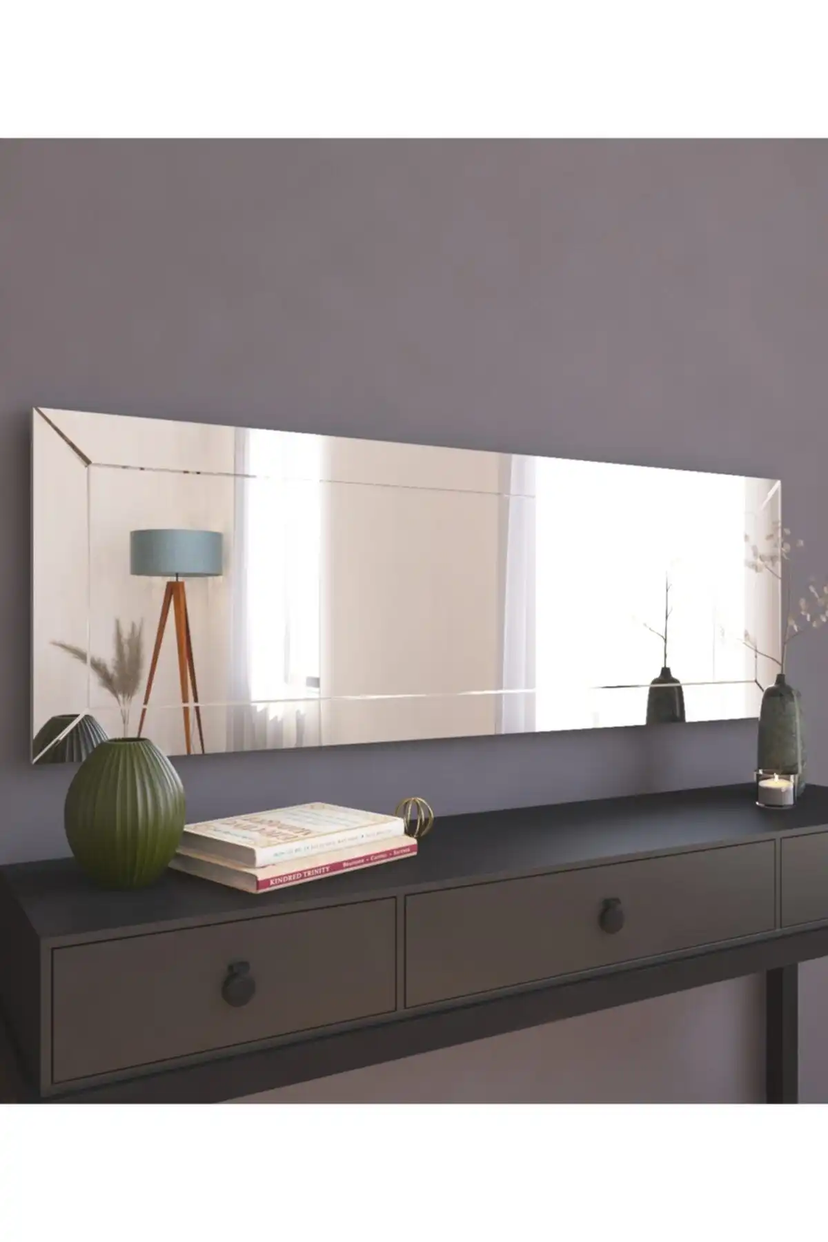 MONEayna Dekoratif Duvar Salon Aynası 120X40: Şıklık ve Fonksiyonellik Bir Arada
