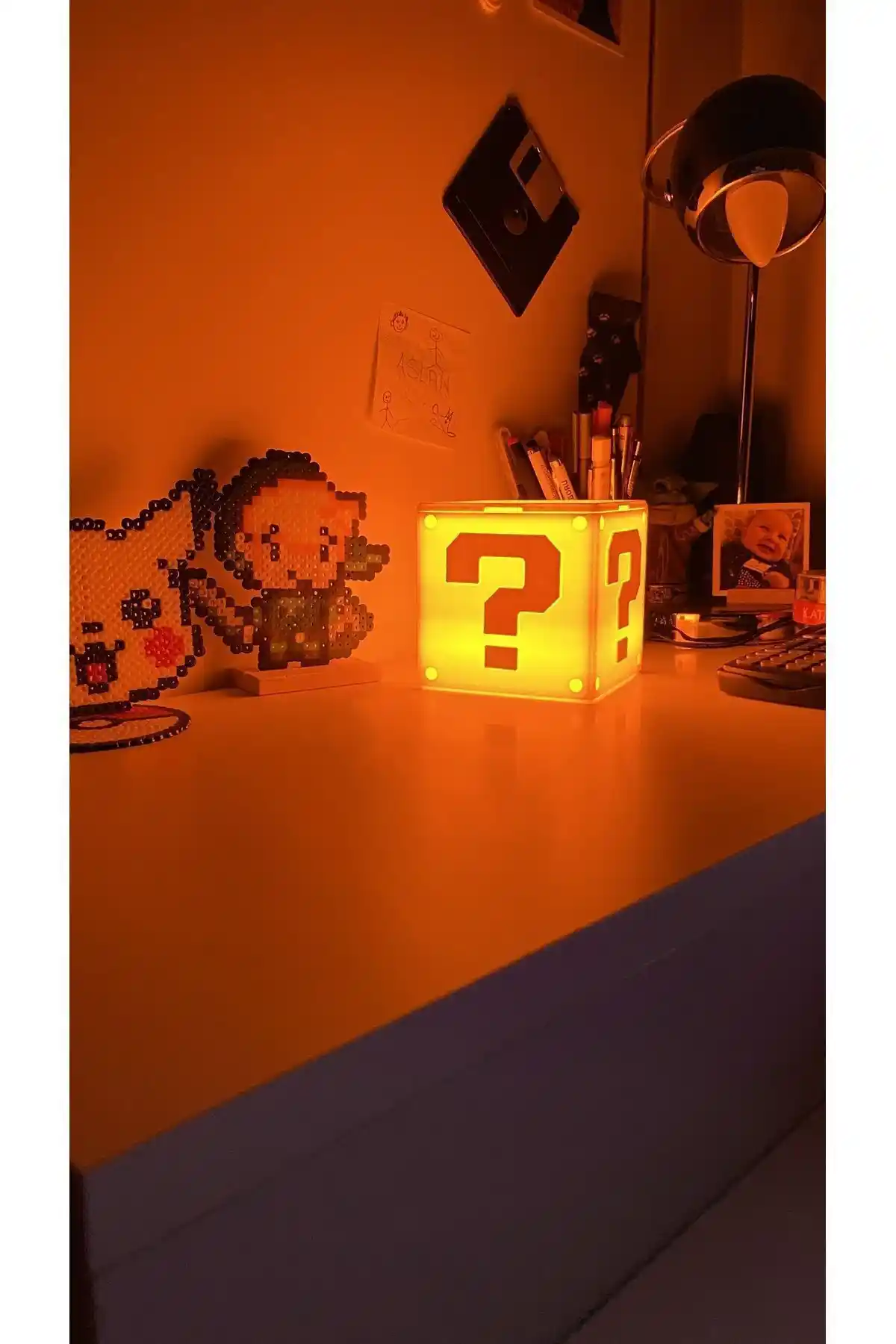 Root Made Süper Mario Dekoratif Kutu Lamba: Estetik ve Fonksiyonel Bir Seçenek