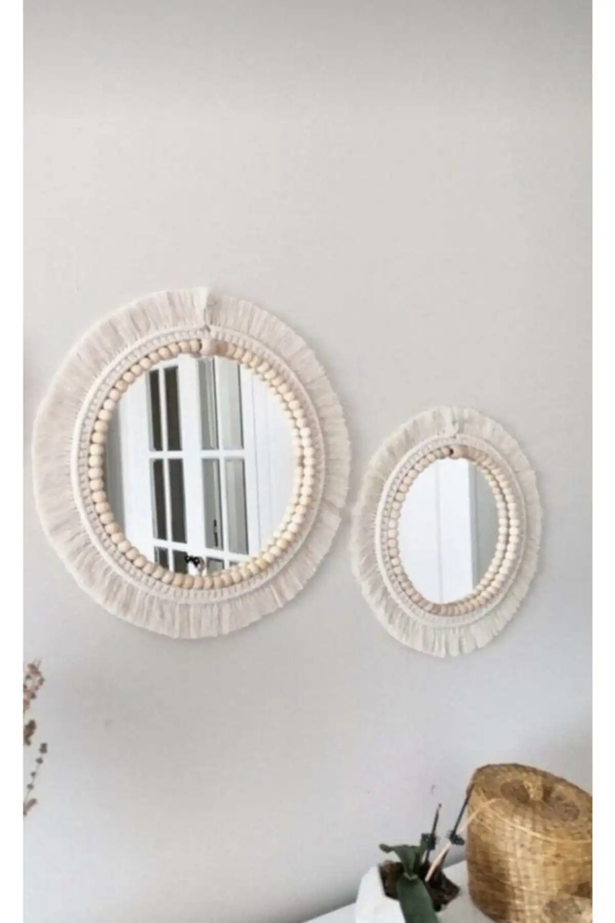 Calliope Boho Yumuşak Makrome Aynası ile Ev Dekorasyonunuzu Geliştirin
