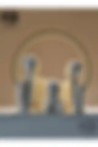 Main Collectibles Üçlü Aile Dekoratif Heykel Biblo Seti ile Evinize Zarafet Katın
