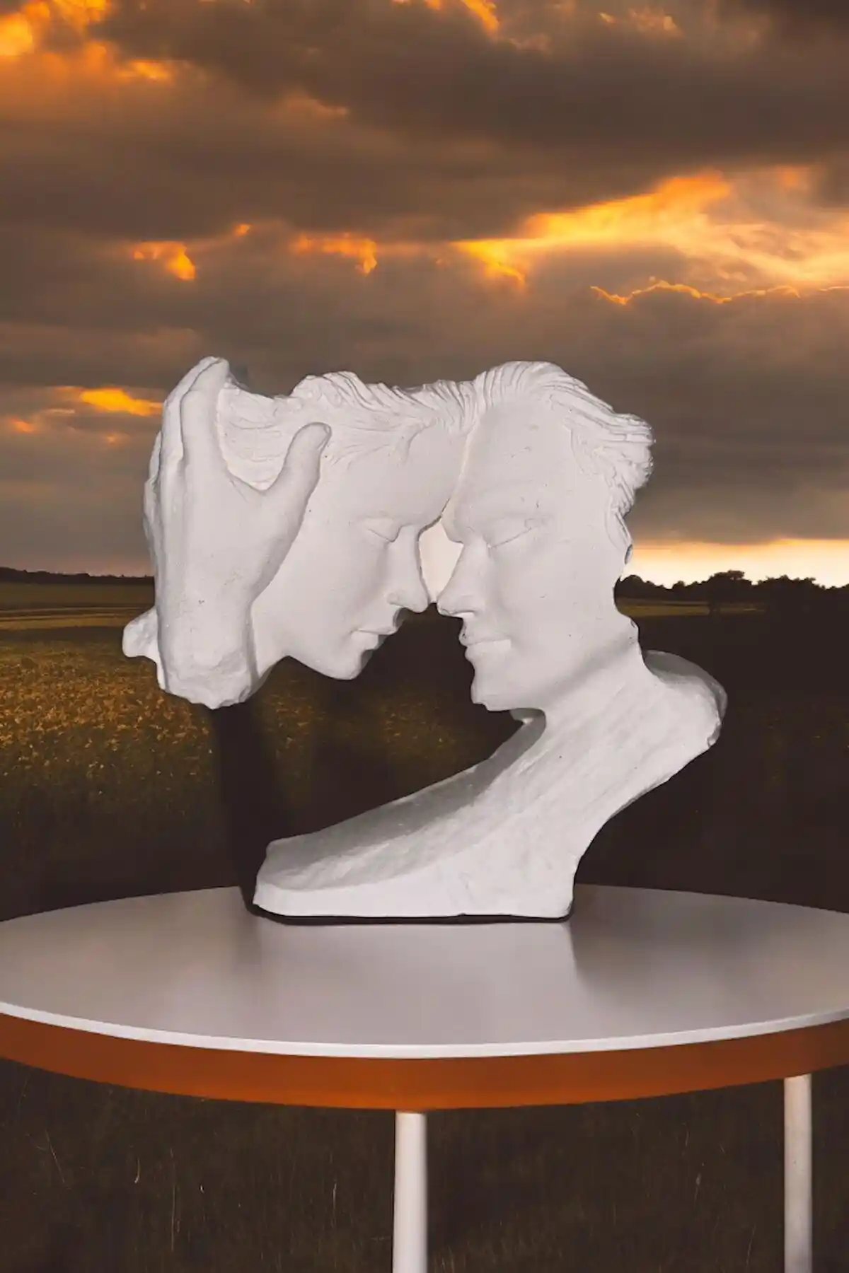 NEELHOME Dekoratif Sevgili Büst: Modern Estetik ve Romantik Atmosferin Anahtarı