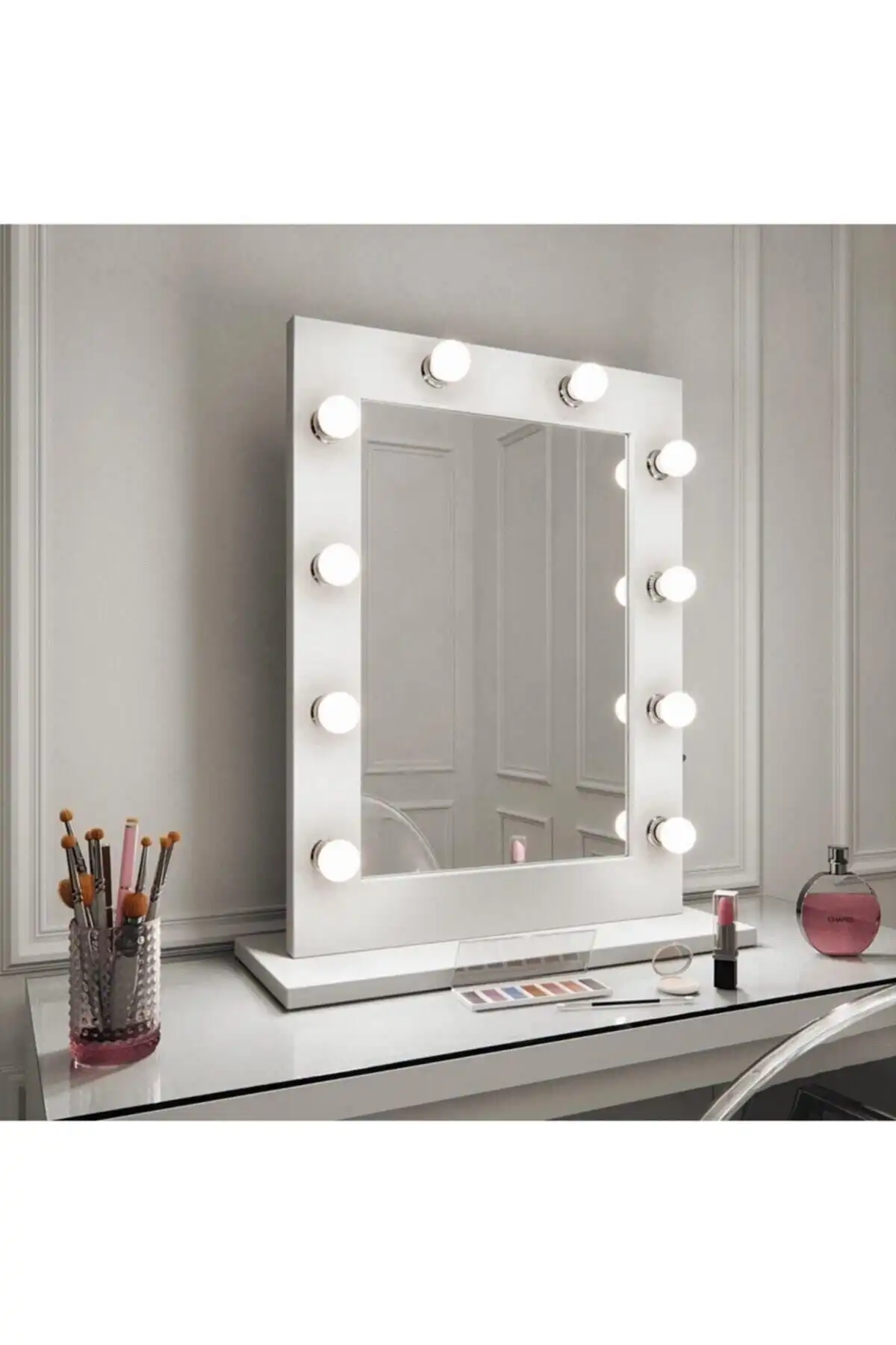 Erşen Design Home Modern Işıklı Kulis Makyaj Aynası: Fonksiyonel ve Şık