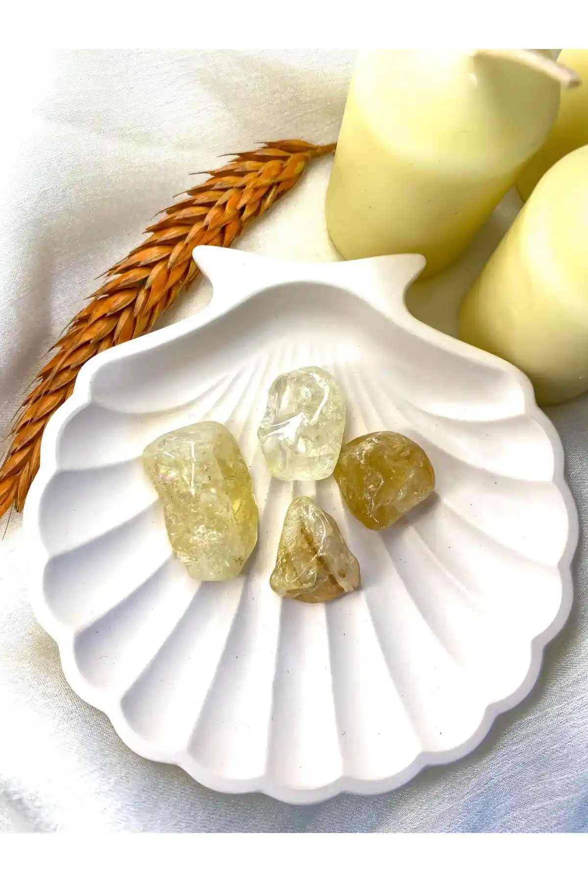 Estetik ve Doğal: 100% Orijinal Sitrin Tımbıl Cüzdan Taşı ve Faydaları