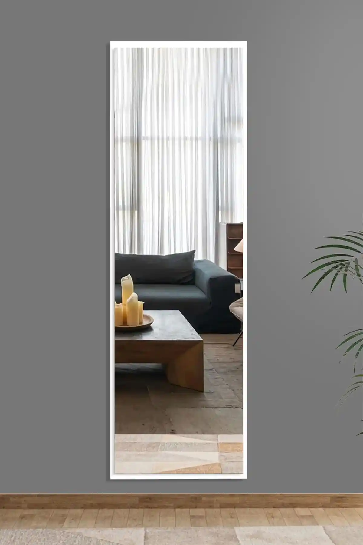 Nysamo 40x120 Cm Boy Aynası ile Mekânınıza Şıklık ve Ferahlık Katın