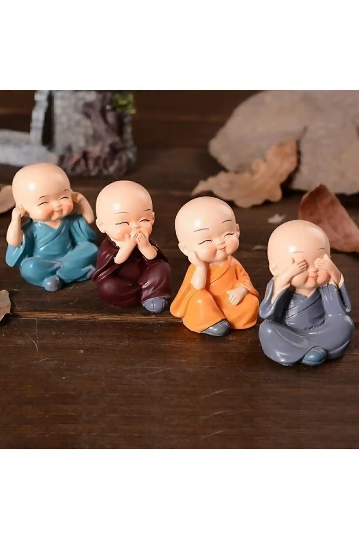 Biblo Sepetim 4’lü Görmedim Duymadım Bilmiyorum Biblo - Ev Dekorasyonunuz İçin Şık Seçenek