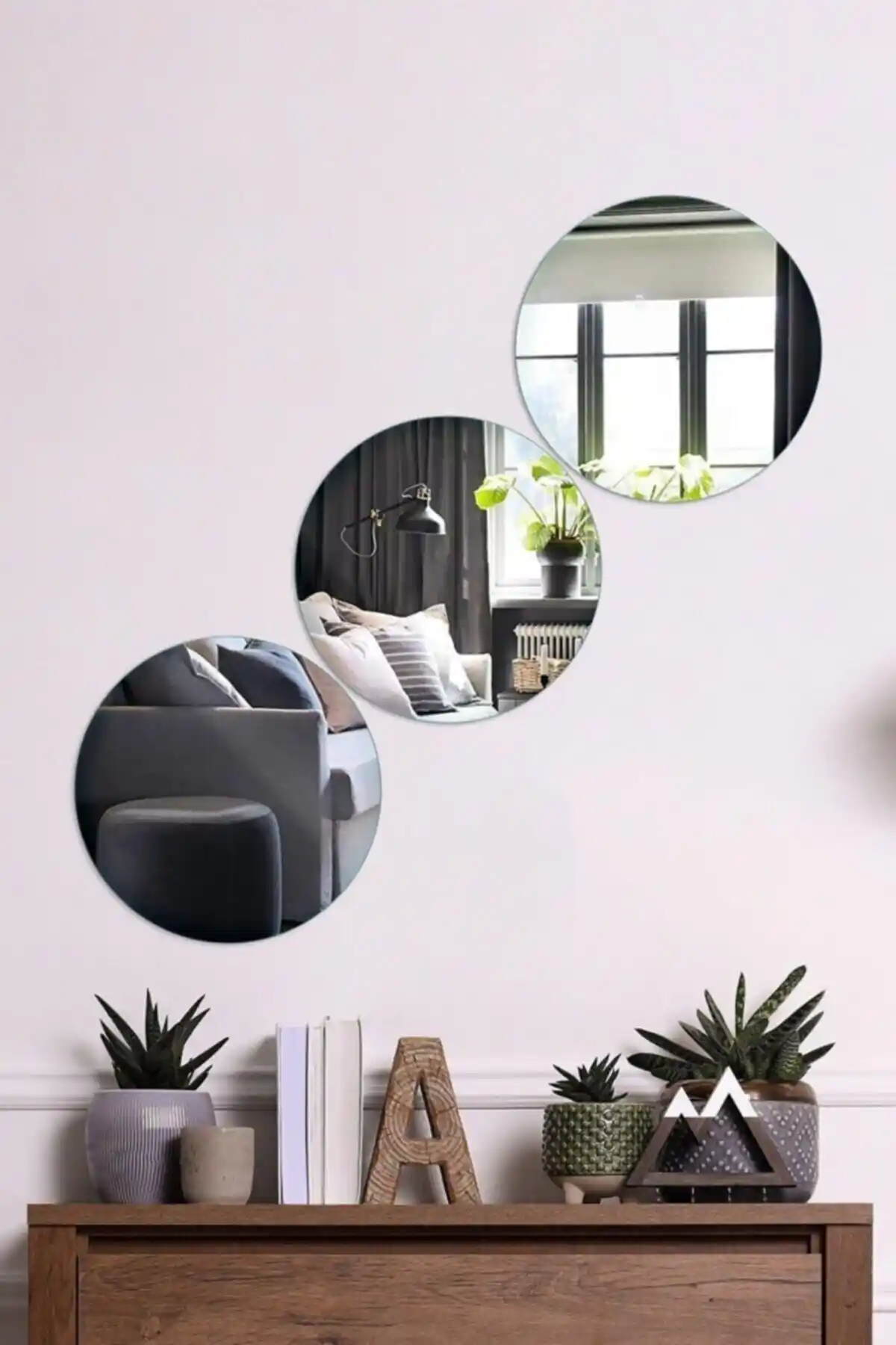 CKR TASARIM Dekoratif Daire Pleksi Aynalar: Estetik ve Pratik Tasarımlar