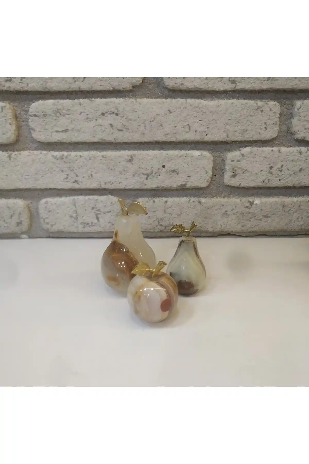 Gold Home Design Onyx Taşı Meyve Seti ile Estetik ve Fonksiyonelliği Yakalayın