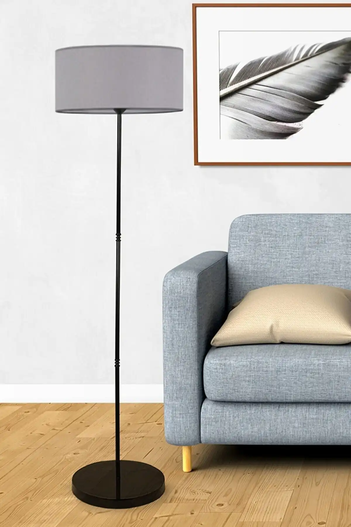 Leola Design Metal Klasik Tek Ayaklı Lambader: Estetik ve Fonksiyonellik