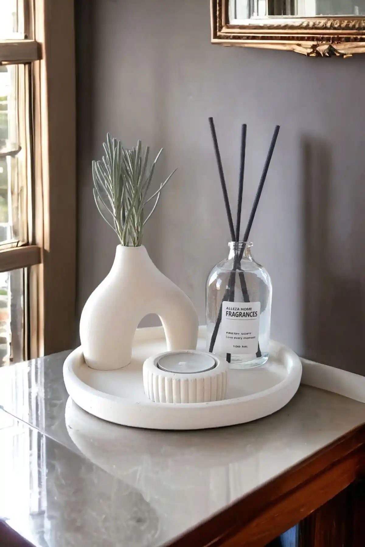 ALLEZA HOME Dekoratif Mumluklu Nordik Minyatür Oda Kokusu Seti Açıklaması ve Yorumları