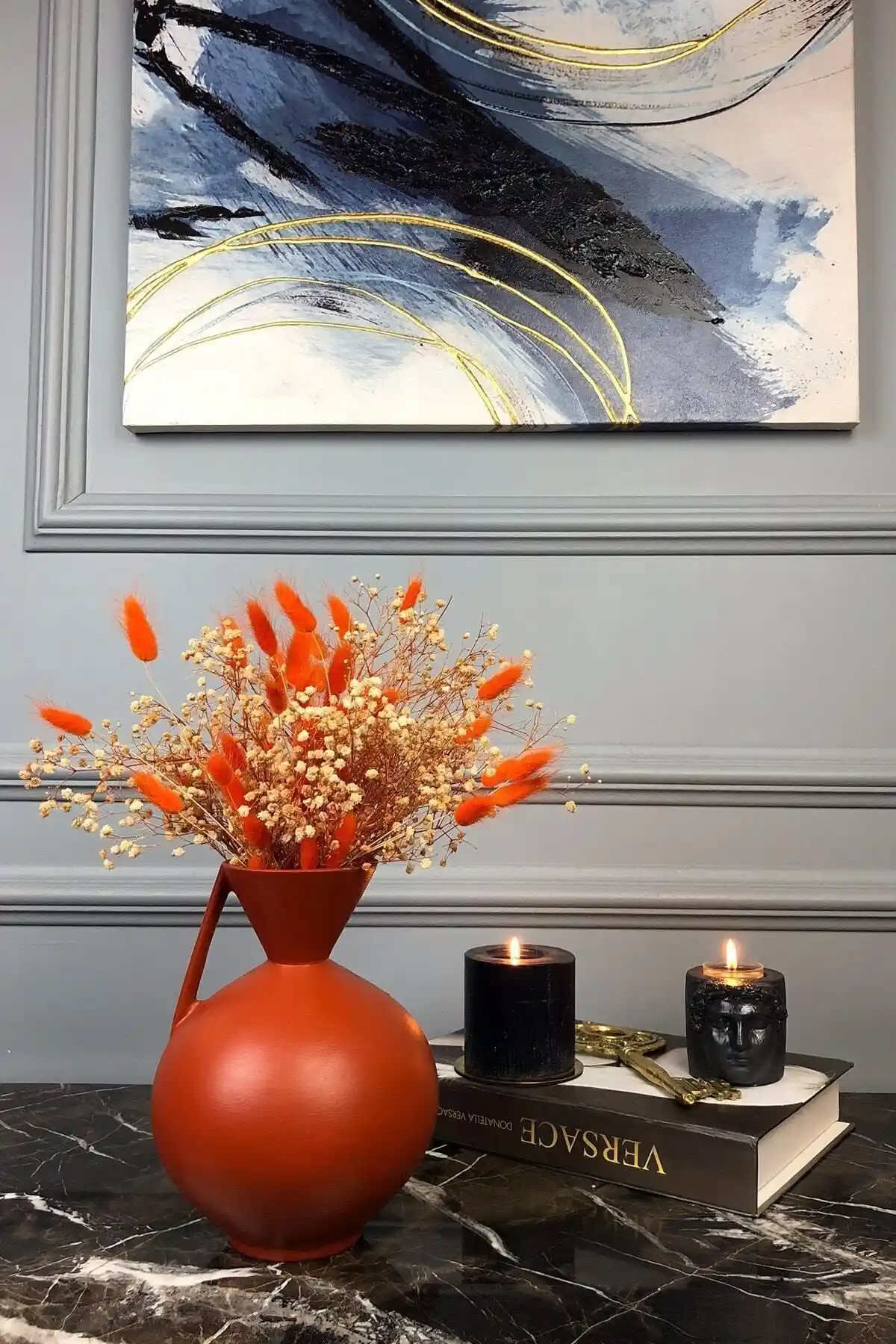 AstreHome Modern Tombul Seramik Vazo ile Evinize Şıklık ve Sıcaklık Katın